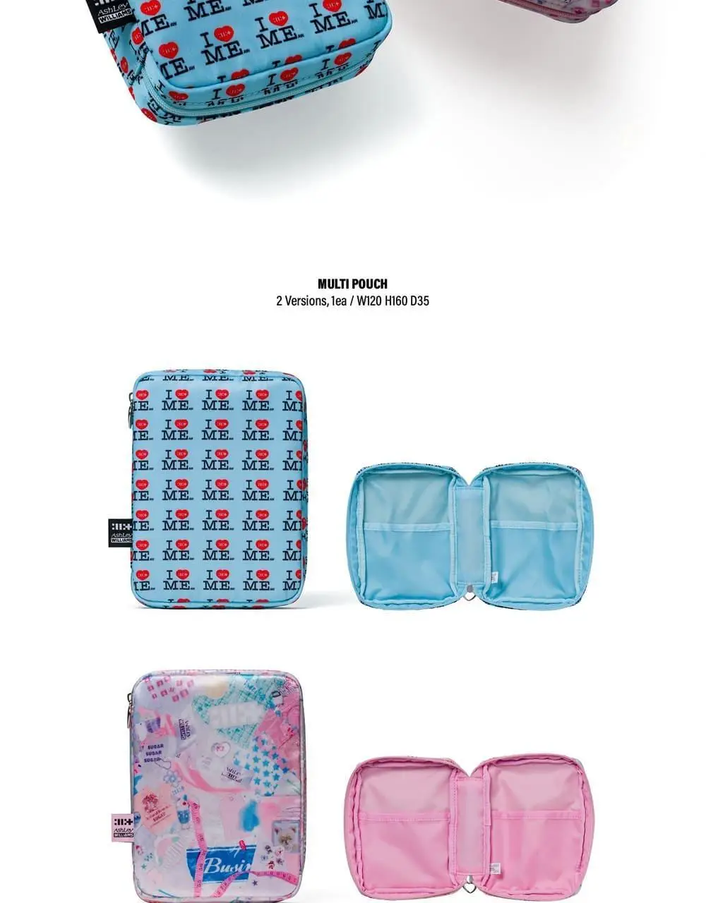 아일릿 - [NOT CUTE ANYMORE] ILLIT X Ashley Williams Pouch Ver. 상세페이지 3